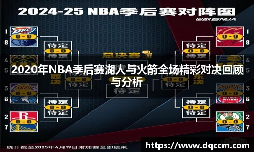 2020年NBA季后赛湖人与火箭全场精彩对决回顾与分析